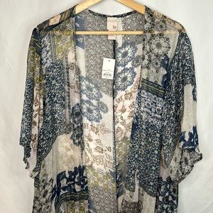 Sheer Multi-Pattern Duster